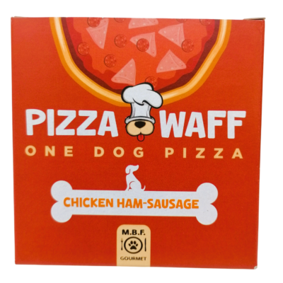 MBF 242 - Pizza μικρή για σκύλους με ζαμπόν & λουκάνικο ΝΕΤΗ ΤΙΜΗ