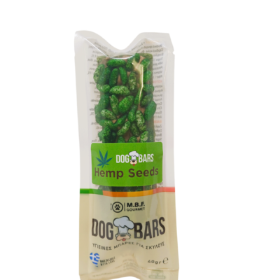 MBF 267 DOG BARS HEMP SEEDS 40 gr