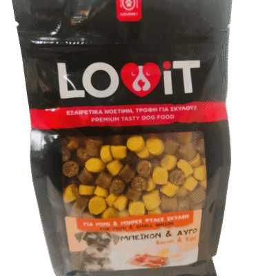MBF 322 LOVIT  700 gr Αυγό και Bacon Για Mini και Mικρές φυλές